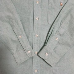 Ralph Lauren BLAKE Cotton Button-Down Shirt S Light Green For 14Y+ Japan