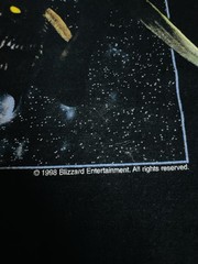 Vintage 1998 StarCraft Game T Shirt XL Black Double Sided Blizzard PC Gaming Tee