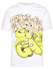 USED BRAND NEW COMME DES GARCONS SHIRT X KAWS PRINT TEE (NOT AVAILABLE JAPAN)