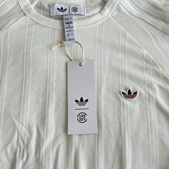 Adidas x CLOT Edison Chen Long Sleeve Ribbed Tee Core White Size: Asia M/US S