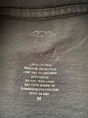 Diamond Supply Company T-Shirt Logo Medium Gray Skate Distressed Gem