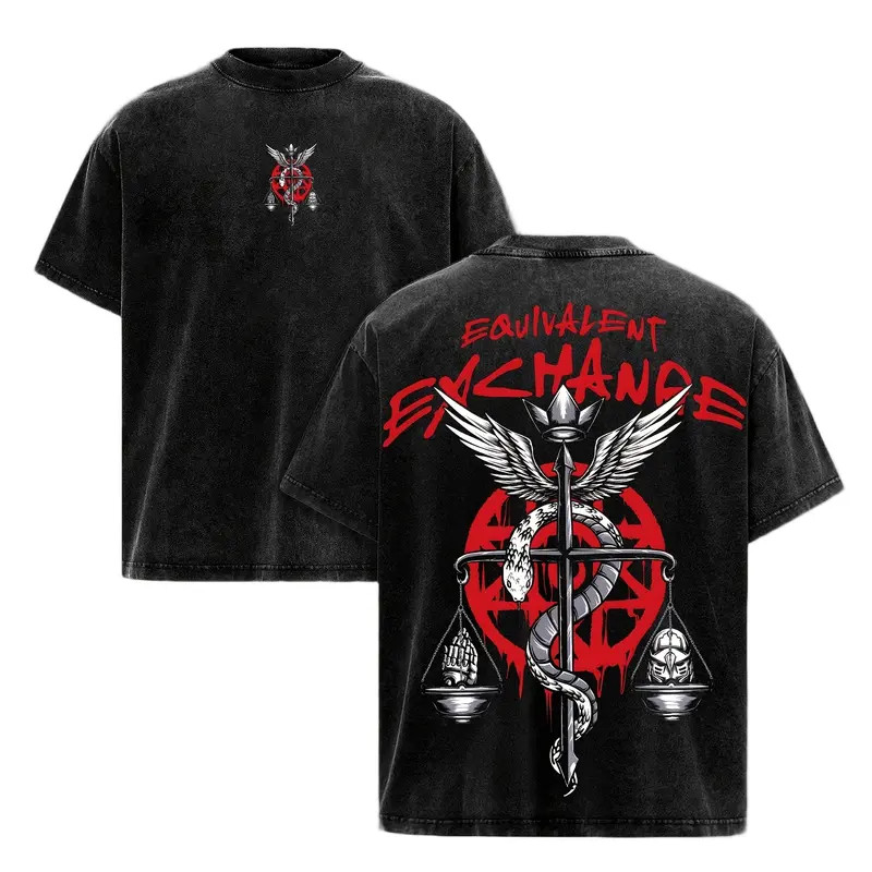 Equivalent Exchange – Fullmetal Alchemist Anime Double Printed Summer Outfit