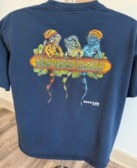 YAZBEK NO BAD DAYS XL T SHIRT BLUE