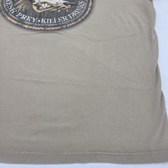 Vtg 2000s The Great Wolf Lodge Traverse City Distressed Y2K T Shirt Mens M Brown
