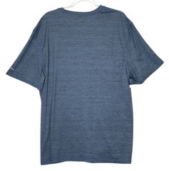 G.H. Bass & Co Mens 2XL Blue Performance T Shirt Stretch Short Sleeve Crew Neck