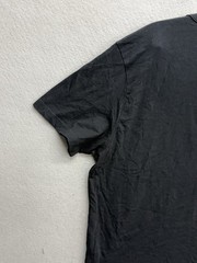 Buck Mason T Shirt Mens Size XL Black Slub Curved Hem Tee Short Sleeve Cotton