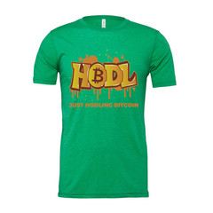 Hodling Bitcoin Graphic T Shirt Unisex Casual Crypto Apparel With Graffiti Style