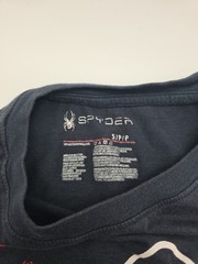 Spyder T-Shirt Men Small Blue Graphic Cotton Tee.#43037