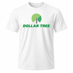 Green Tree Dollar Graphic T Shirt Vintage White Retro Casual Men Tee