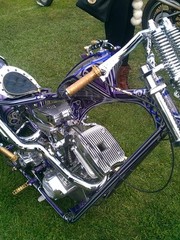 BANDIT wheeled snake bandido outlaw biker chopper frame gas tank vintage