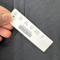 J Crew Tshirt Mens M Charcoal Gray Garment Dyed Slub Cotton Pocket Tee Preppy