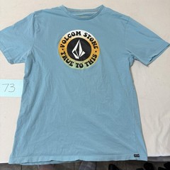 Volcom Stone True To This Blue Graphic T-Shirt Size Large