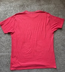 Holiday Time Men’s XL Red Crew Neck Short Sleeve Santa Graphic T-Shirt