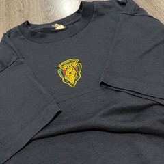 VTG 80s Gucci Bootleg Puff Print Black T Shirt XL Made in USA