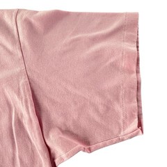 Vintage Hanes Heavyweight 50/50 Blank Pink T Shirt USA Single Stitch Size Large