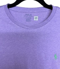 Polo Ralph Lauren Crew Neck Modern Classic-Fit T-Shirt Purple Men’s Size Large