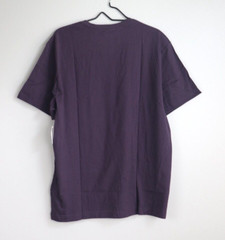 2 Pack Men’s Slim-Fit Short Sleeve Cotton Crewneck T-Shirt Size XL Blue Purple