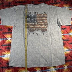 Gildan Mens American Classic Baseball T-Shirt Gray XL Sports Summer America