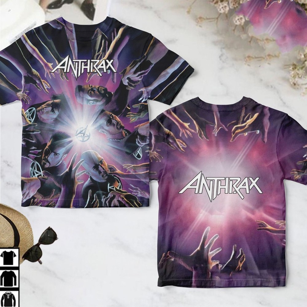 New Anthrax We’ve Come For You All Album Cover 3D shirt polyester AOP C22.289
