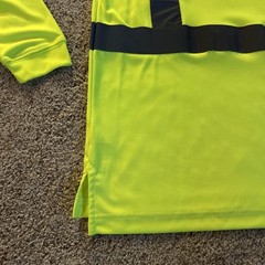Dickies Hi-Visibility T-Shirt Yellow Mens Medium Yellow Reflective Work Shirt