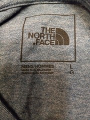 Mens The North Face Graphic Logo Casual Outdoors Large Blue Heather T-Shirt