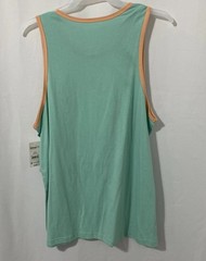 Peanuts Snoopy Men’s Pride Tank Top Shirt “Vibes” Aqua Large (42-44) NWT