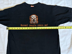 Vintage Normal People Scare Me Shirt Black Medium Clown Funny Skate Grunge Punk