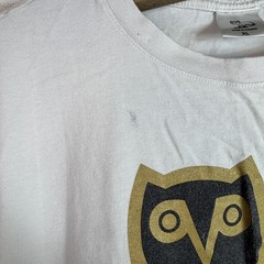 OVO Shirt Mens XL White American Flag Owl Logo Graphic Tee T-Shirt USA