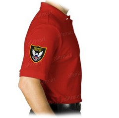 MEN’S PRINTED SECURITY POLO T-SHIRT UNIFORM EMBROIDERY BADGE POLICE STAFF PARTY