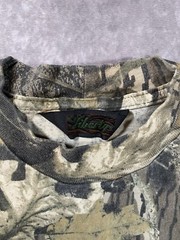 Vintage 90’s Liberty Camo Pocket T-Shirt Size Men M/L? Mossy Oak Single Stitch