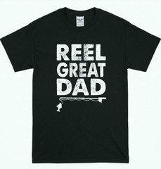 Reel Cool Dad Funny Fishing T-Shirt – Father’s Day Papa Grandpa Tee