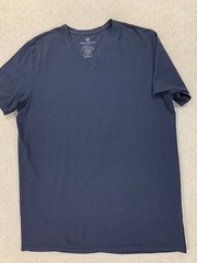 Mack Weldon Cotton Blend S/S Tee Shirt (Men’s XXL) Blue