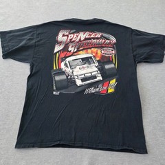 Gildan Spencer Speedway NASCAR Whelen Racing T-Shirt Mens XL Black Williamson NY