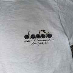 Vintage Diadora Tennis National Championships New York 1991 T Shirt Large