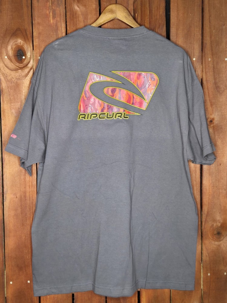 NWOT Vintage Y2K Rip Curl Gray Double Sided Shirt XL