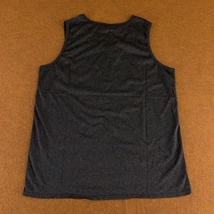 Spicy Tuna Mens Size Medium Charcoal Heather UPF 40+ Breathable Tank Top NWT