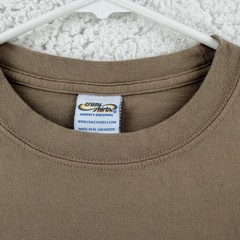 Crazy Shirts Shirt Mens Medium Brown Kailua Kona Hawaii Coffee Dyed Tee Surf