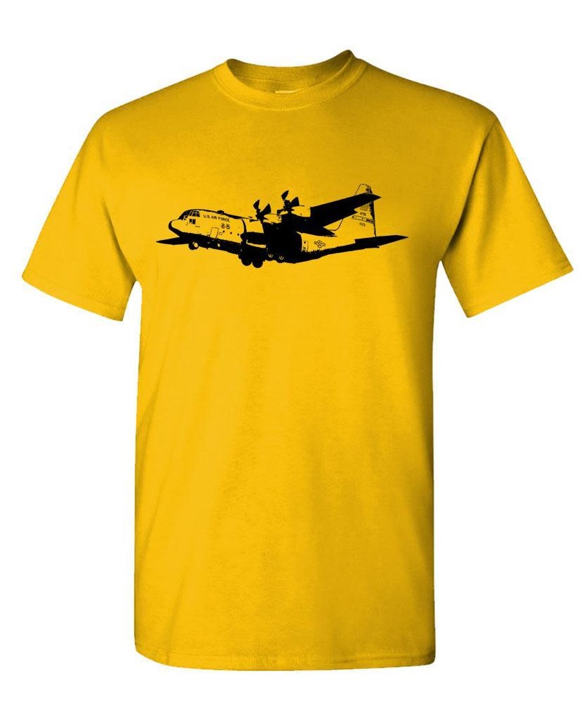 C-130 CARGO PLANE – usaf retro style – Cotton Unisex T-Shirt