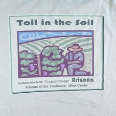 Vintage 90s Granola Green Nature Arizona Earthy T-Shirt Boho Southwest Sz Medium