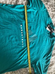 NEW Men’s Adidas Basketball Heavyweight High Neck TShirt Sz XL Teal Blue/Green