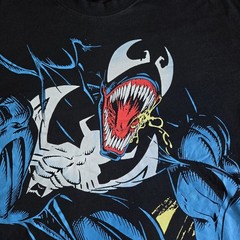 HUF x Marvel Comics Venom AOP Symbiote Spider-Man Y2K Black Lrg Graphic T-Shirt