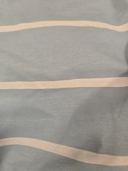 BYLT Drop Cut Lux Shirt Large Striped Short Sleeve NWT