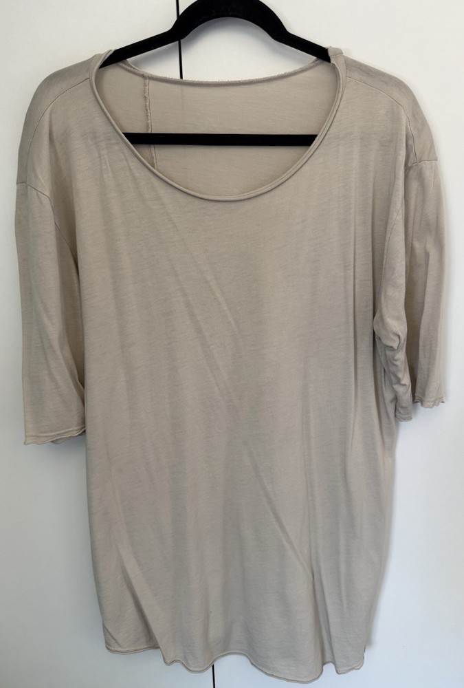 One Golden Thread Tan Beige Supima Cotton Shirt – Men’s Size M