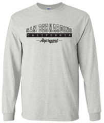San Bernardino California State T-Shirt Long Sleeve Graphic Tees Unisex apparel