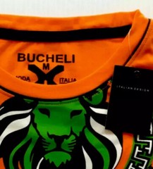 Men’s Bucheli Cotton T Shirt,Italian Style,Slim Fit,Stretch S M…..A24.A