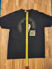 Bay Island Sportswear Johnny Cash Graphic Short Sleeve Unisex Tee Shirt XL