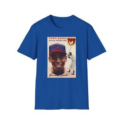 Vintage Ernie Banks Rookie T-Shirt – Legendary 1954 Baseball Card #94 – Unisex