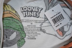 Looney Tunes Mens Classic Cartoon Characters All Over Print Shirt NWT S-XL