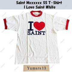 Saint Mxxxxxx SS T-Shirt I Love Saint White