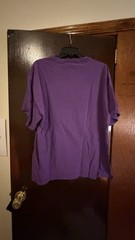 Batman Logo Purple Graphic Crew Neck Short Sleeve Cotton vintage Tee XL
